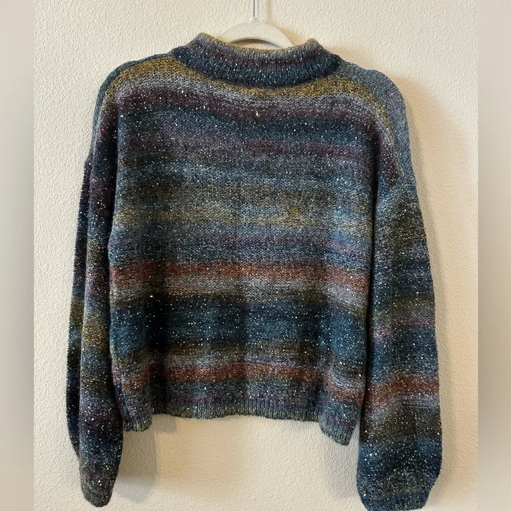 Banana Republic Ombré Sequined Cropped Sweater NWT - Picture 6 of 9